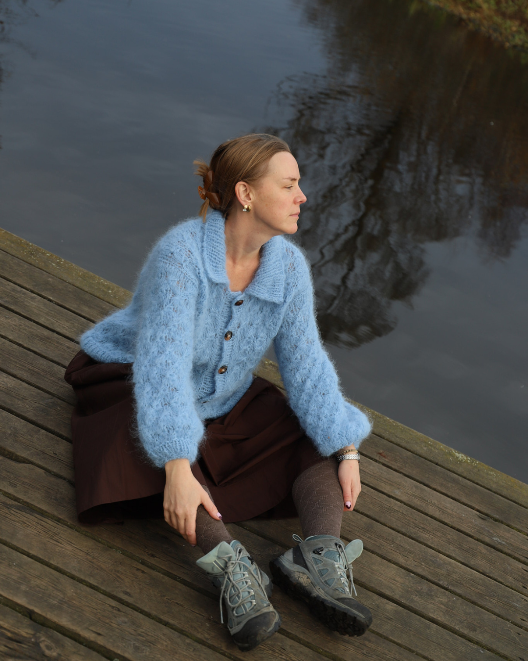 Pumpkin Spice Polo Cardigan