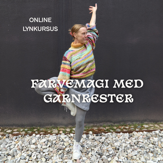 LYNKURSUS: Farvemagi med Garnrester