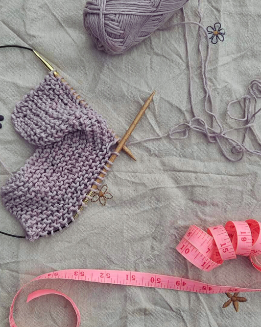 Sådan rammer du den rigtige strikkefasthed