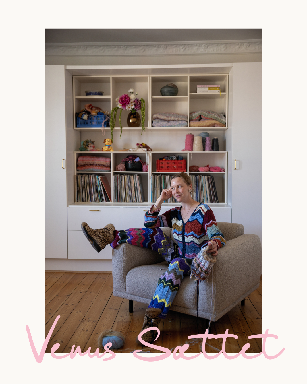 Strikkemagi med Garnrester