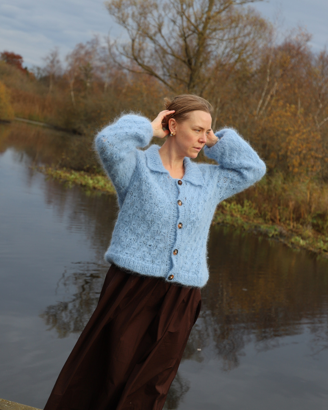 Pumpkin Spice Polo Cardigan