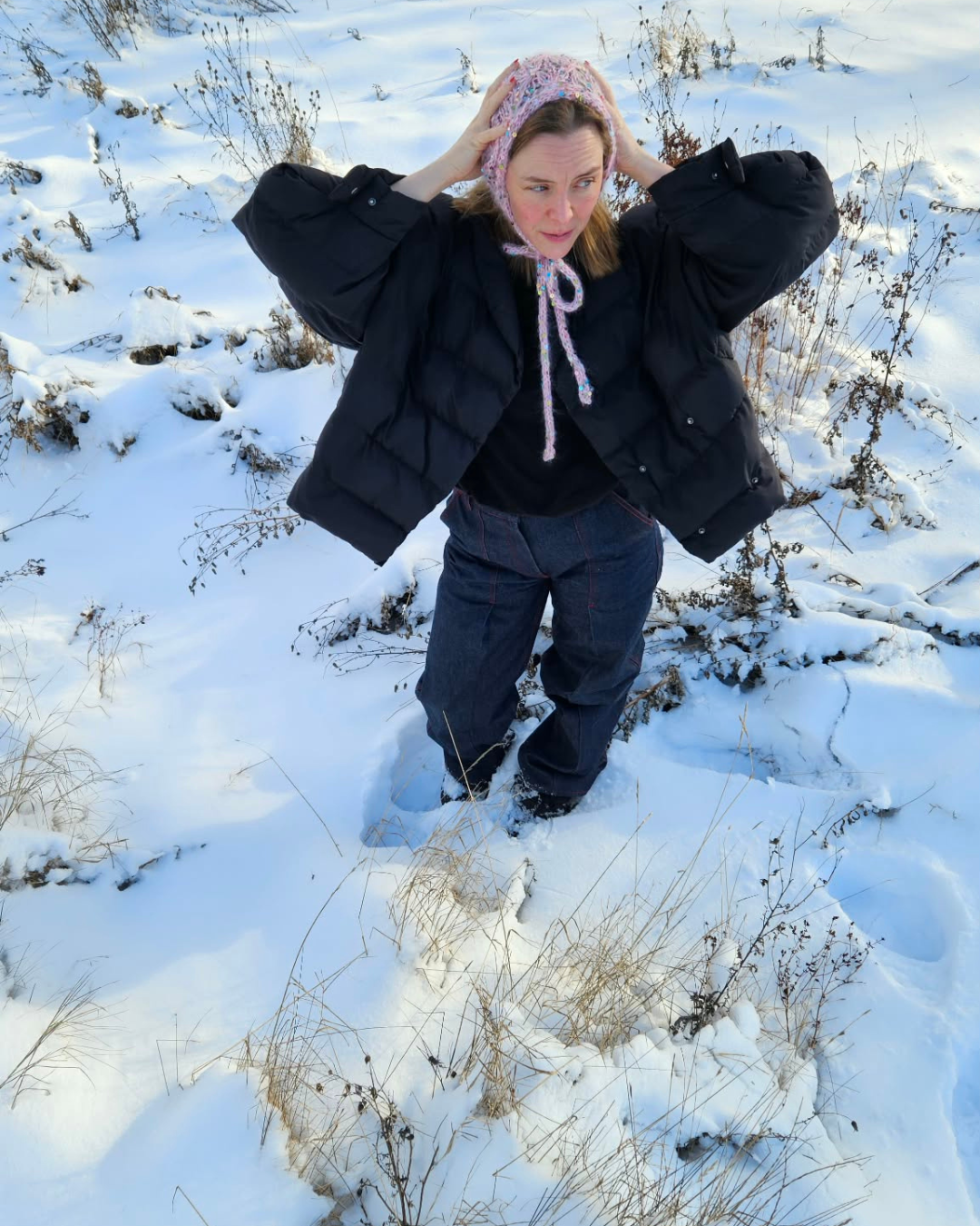 Pumpkin Spice Bonnet