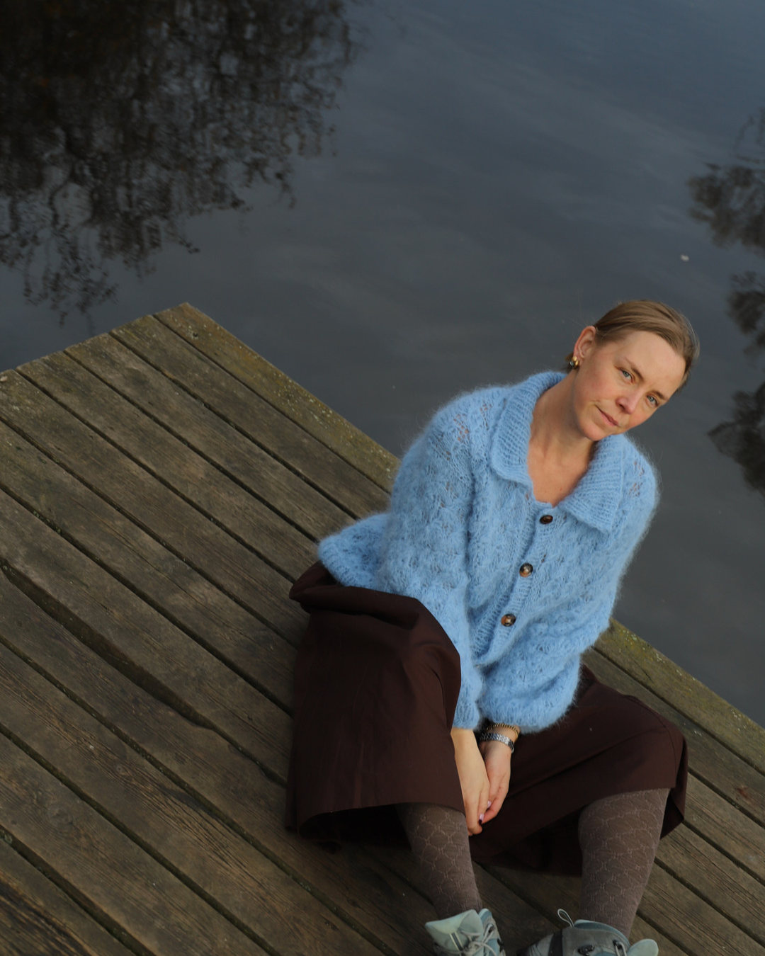 Pumpkin Spice Polo Cardigan