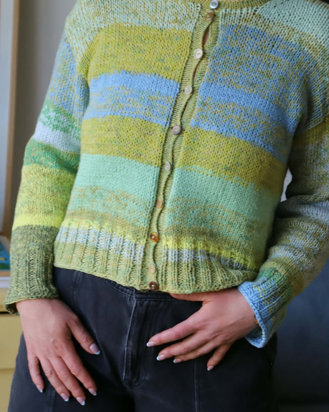 Cute as a Button Cardi