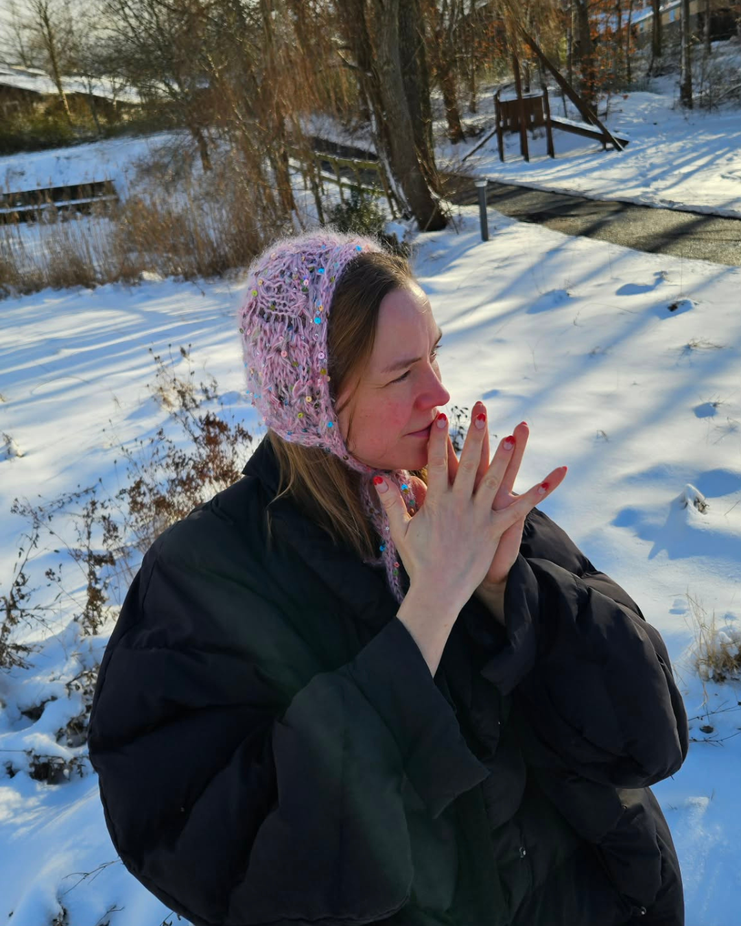 Pumpkin Spice Bonnet