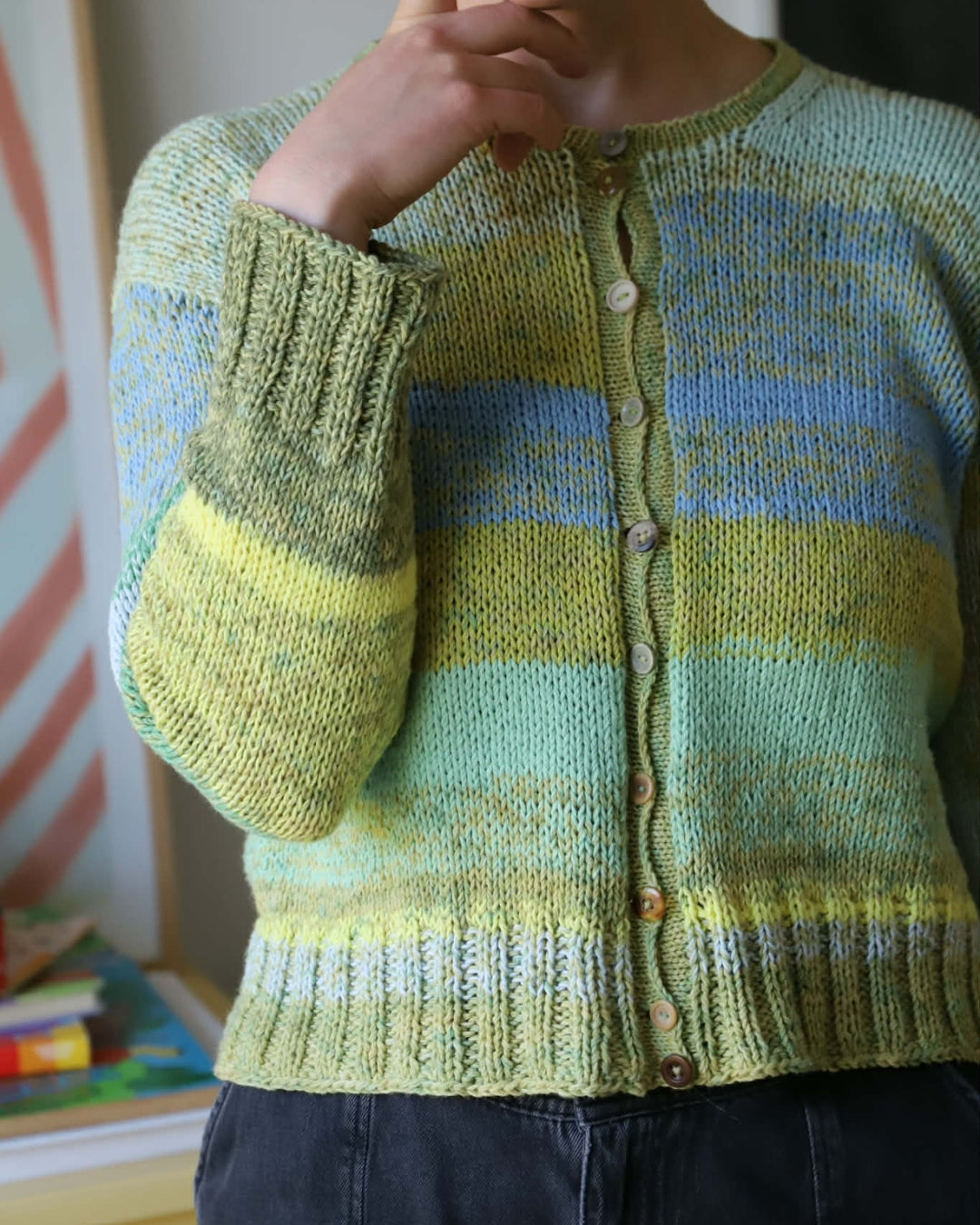 Cute as a Button Cardi