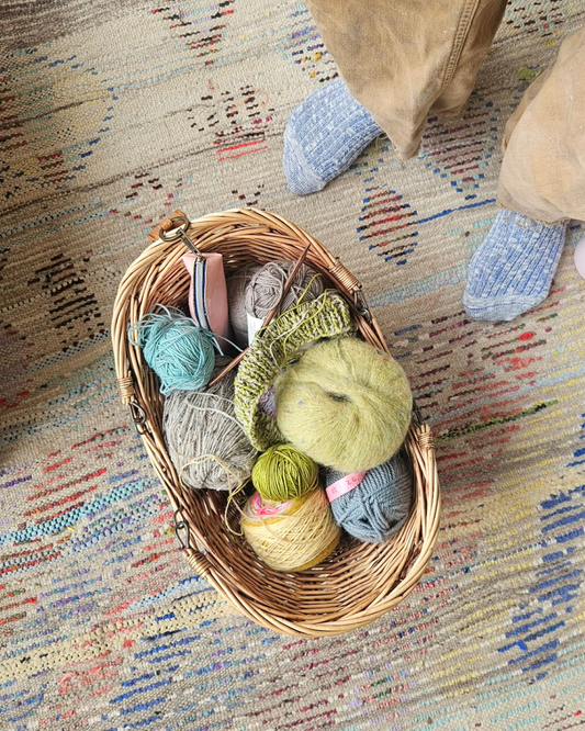 GRUNDKURSUS: Farvemagi med Garnrester