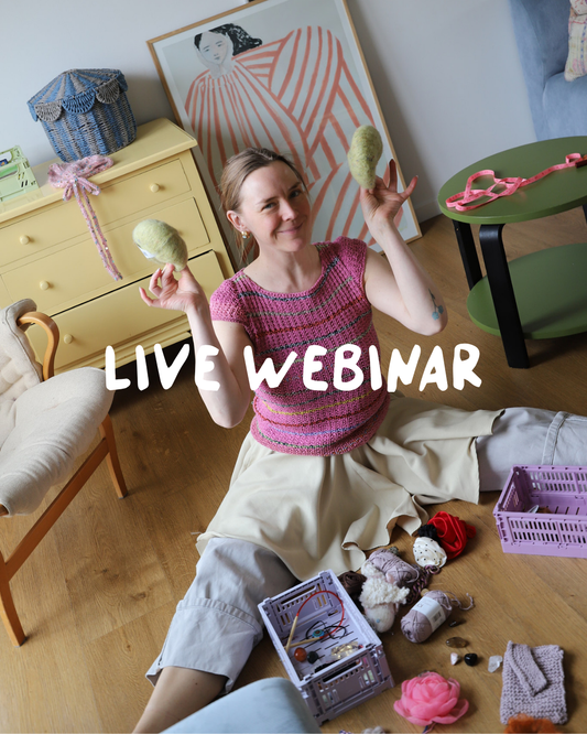 LIVE WEBINAR Lær at Strikke med Garnrester