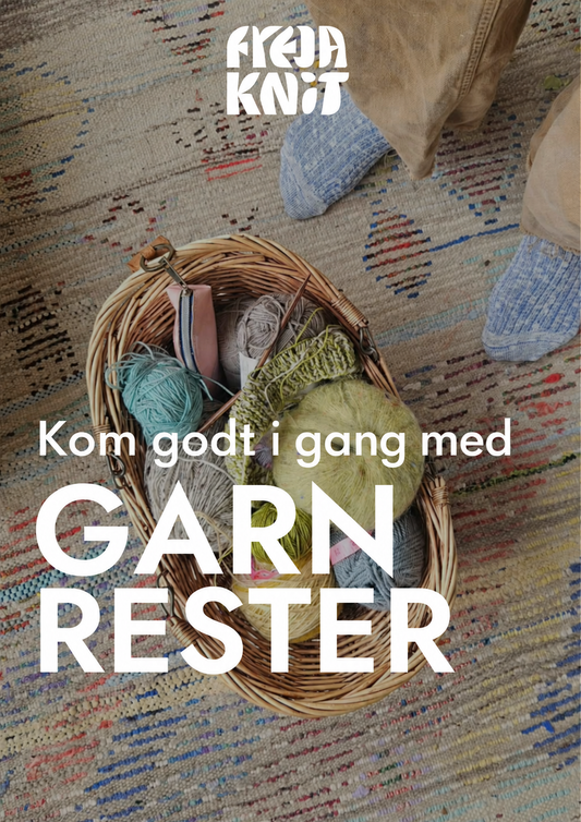 Kom godt i gang med garnrester – e-bogens forside