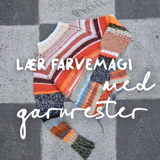 Lær Farvemagi med Garnrester