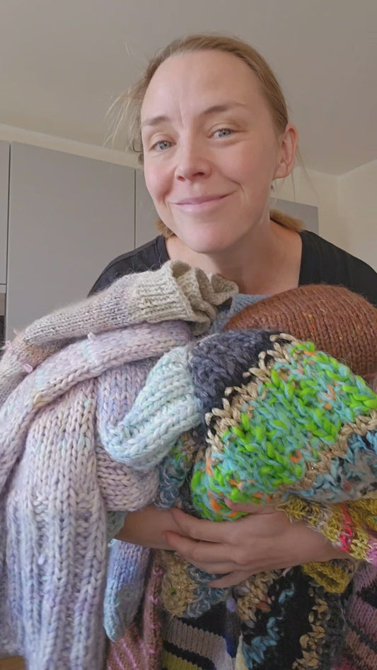 GRUNDKURSUS: Farvemagi med Garnrester